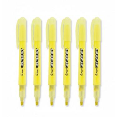 Imagem de Marca Texto Pilot Amarelo Grifpen Kit com 6 Unidades