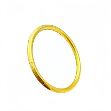 Imagem de Pulseira banhada a ouro para mulheres, pulseira brilhante com corte CN