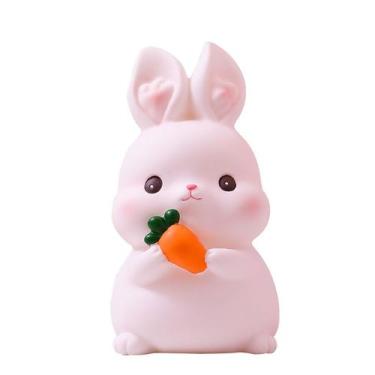 Imagem de Porta-moedas de PVC Money Bank Soft Bunny anti-queda de 17 cm - yiweis