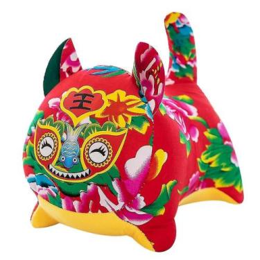 Imagem de Brinquedo de pelúcia de pelúcia Tiger Mascot, Ano Novo Chinês, 20cm - 