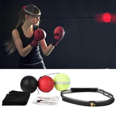 Imagem de Nível de dificuldade Boxing Reflex Ball POCREATION 3 com faixa de cabe
