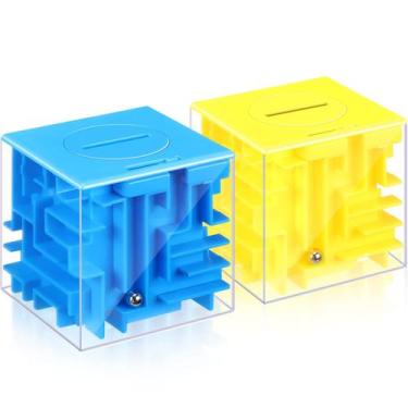 Imagem de Caixa de presente Money Maze Puzzle Cube Christmas Money Holder x2 - S