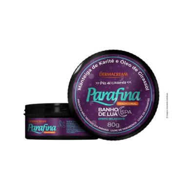 Imagem de Parafina Tradicional Banho de Lua Dermacream 80g - Hidratação e Relaxa