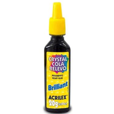 Imagem de Acricor c relevo brilliant 20gpreto    acrilex   31200520