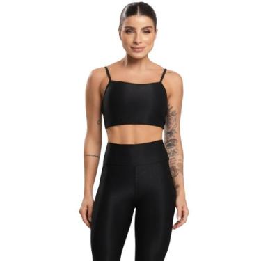 Imagem de Top Fitness Esmeralda Bella Fiore Roupa Para Academia Treino Moda Femi