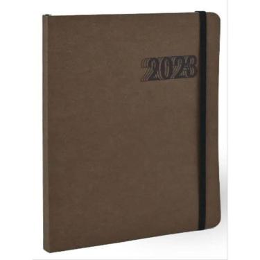 Imagem de 2023 Agenda Tony Marrom Teca Semanal Mesa - 19,00 X 25,00