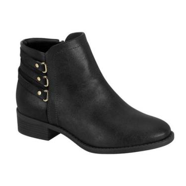 Imagem de Bota Feminina Modare Ortopedica Confortavel Macia Cano Curto Ref: 7057
