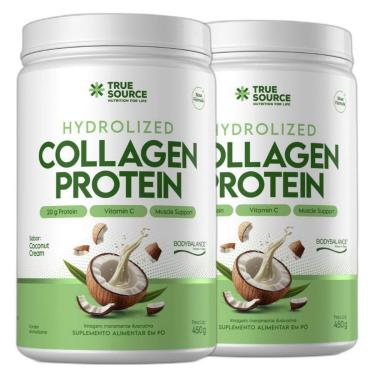 Imagem de Kit 2 Collagen Protein Hidrolisado Coco 450g - True Source-Unissex