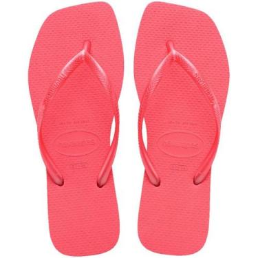 Imagem de Chinelo Havaianas Slim Square Bico Quadrado Original Várias Cores, 39/