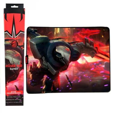 Imagem de Mouse Pad Gamer Grande KNUP, 420x320mm Superficíe Têxtil Antiderrapant