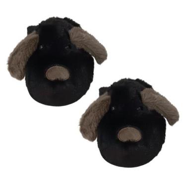 Imagem de Pantufa Chinelo Cachorro 3D de Pelúcia Confortável PU23-60 - Lefipe, 3