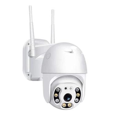 Imagem de Câmera Ip Impermeável Infravermelha Externa Wifi Hd 2 Antenas (Smartcamera-A06) 6,70 X 6,70 X 4,30 Polegadas Branco