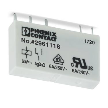 Imagem de Rele Único 60VDC 1NA+1NF REL-MR-60DC/21 Cód.2961118 - Phoenix Contact Phoenix Contact