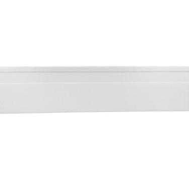 Imagem de Rodapé PVC Master 10x240cm 6 Unidades Bariri - caixa com 6 Barras - Branco Neve