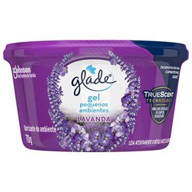 Imagem de Desodorizador Gel Pequenos Ambientes Lavanda 70 g, Glade