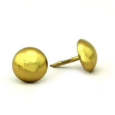 Imagem de C.S. Osborne 100 peças de pregos banhados a latão de 6 mm #6920-BP tachas decorativas douradas