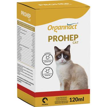 Imagem de Suplemento Vitamínico Aminoácido Organnact Prohep Cat - 120 mL