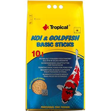 Imagem de Ração Para Peixes Koi&Goldfish Basic Sticks Saco 800g Tropical Tropical Para Peixes