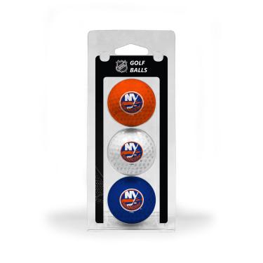 Imagem de Team Golf Bolas de golfe NHL New York Islanders tamanho regulamentado, pacote com 3, impressão colorida e durável do time