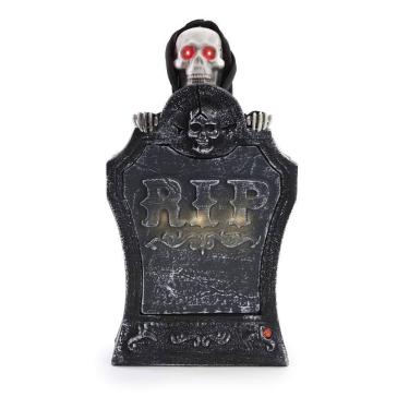 Imagem de Lapide Caveira Alfredo Decorativo Halloween 43x25cm 29005362