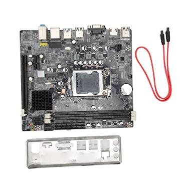 Imagem de GOWENIC Placa-mãe H61 PC para LGA1155 i7/i5/i3, canal DDR3, saída de vídeo HD, fonte de alimentação multifase, placa-mãe M ATX para PC desktop, suporta memória de 16 GB
