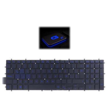 Imagem de LeFix Teclado para laptop, latim LA espanhol, teclado retroiluminado azul para Dell G3 15 3500, G3 15 3579, G3 15 3590, G3 17 3779, G5 15 5500, G5 15 5587, G5 15 5590, G7 7590, Jogos G7 7588, G7 7790 Series