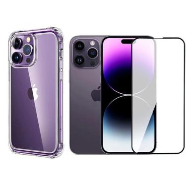 Imagem de Capa Capinha Para Iphone 14 14 Pro 14 Pro Max + Pelicula 3D - Easy Cas