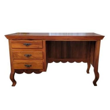 Imagem de Escrivaninha Rústica Melissa em Madeira de Demolição - Cód 2569 - Barr