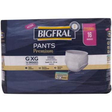 Imagem de Roupa Íntima Descartável Bigfral G e XG Premium - Pants 16 Unidades, 1