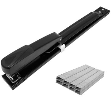 Imagem de Grampos 23/8, longo alcance para capacidade de encadernação de 50 folhas com profundidade e régua ajustáveis, 1600 grampos