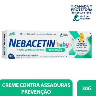 Imagem de Creme Contra Assaduras Nebacetin Baby Prevenção 30g - Cosmed