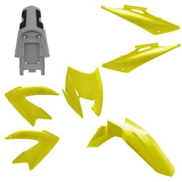 Imagem de Kit Carenagem Moto Honda Bros 150 2009 a 2011 5 Peças Pro Tork Substit