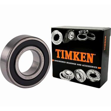 Imagem de TIMKEN 2 Pacotes 6205-2Rsc3 Rolamentos de Vedação de Borracha Dupla 25X52X15Mm Pré-Lubrificados e Desempenho Estável e Rolamentos Rígidos de Esferas com Boa Relação Custo-Benefício