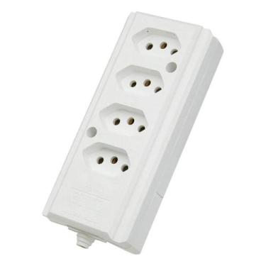 Imagem de Tomada Barra Para Extensão Quadrupla 20a Régua Elétrica - El Salvador,