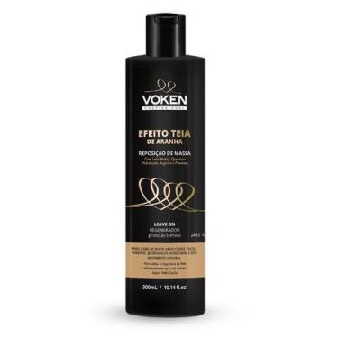 Imagem de Voken  LeaveOn Regenerador c/ proteção térmica Efeito Teia  300ml - Vo