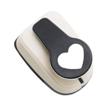 Imagem de Fancyes Furador de papel em formato de coração, furador decorativo, cortador manual para escritório, artesanato, scrapbooking, cartão, de papel, projetos faça, M