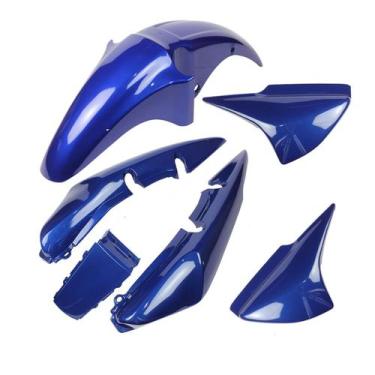 Imagem de Kit Carenagem Pintadas Paralama Rabeta Tampas Titan 150 ano 2004 a 200