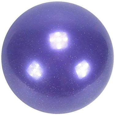 Imagem de AllPlay Bola de exercício de competição júnior de ginástica rítmica 16,5 cm 360G especificação olímpica para dança e desempenho (16,5 cm roxo brilhante)