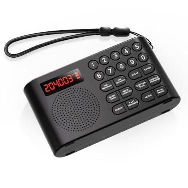 Imagem de VigorKeeper KJV Audio Bible Player – Versão King James completa de áudio bíblico, reprodução com um toque, sem apertar os olhos para ler, hora de brincar 26 horas – Presente ideal para idosos