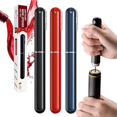 Imagem de Aeropop abridor de vinho manual com cortador de folha 3 peças - Bombas de ar NUCOKRS 3 a 7 saca-rolhas abertas, sem esforço e sem danos à cortiça, presente de acessórios para amantes