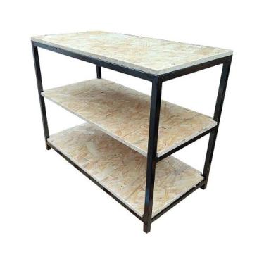 Imagem de Sapateira Industrial 60x30x45 CM - Móveis de Ferro e Madeira - PALLET 