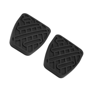 Imagem de AYNEFY Barras Laterais Estribos Almofadas de Grau Automotivo Tampas de Pedal de Borracha Termoplástica Substituição Compatível Com Qashqai 46531JD00A 77x60x9mm 2 Unidades Freio Embreagem Pedal Freio