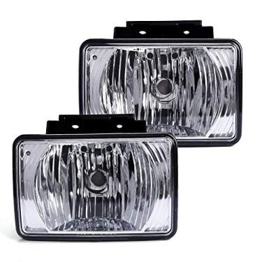 Imagem de CNNELL Conjunto de faróis de neblina compatível com Chevy Colorado 2004-2012, compatível com GMC Canyon 2004-2012, compatível com Isuzu i-280/i-350 2006, compatível com Isuzu i-290 2007 2008 (lentes transparentes)