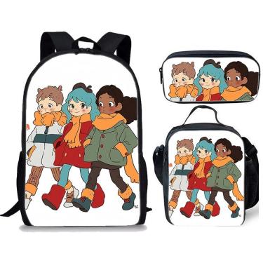 Imagem de Mochila escolar Hildas Anime School 3 unidades/lote para crianças
