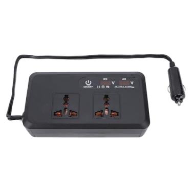 Imagem de GOWENIC Inversor de Carro 200 W DC para AC Conversor de Adaptador de Tomada DC de 12 V Com 2 Soquetes Universais, Compatível Com Vários Eletrodomésticos Pequenos, Material ABS
