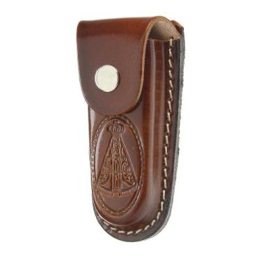 Imagem de Bainha para Canivete em Couro Nossa Senhora Aparecida Rodeo West 29294