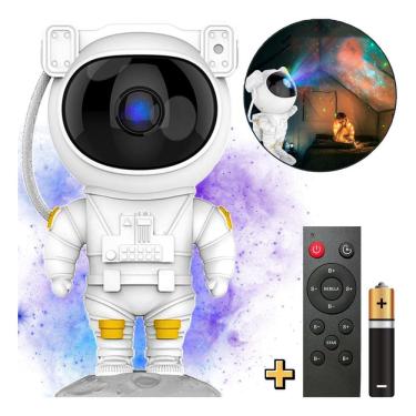 Imagem de Luminaria Projetor De Luz Astronauta Galaxy Ligth Estrelas