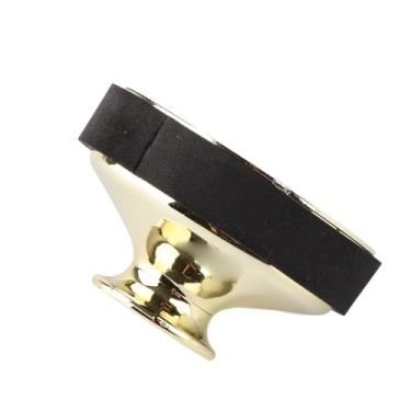 Imagem de Cosiki Alto Sax Mute Leve Amortecedor - Fácil de Usar - Enfraquece o Som para Praticar - para Amantes de Saxofone - Material ABS (Ouro)