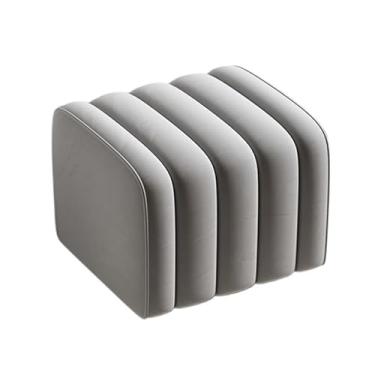 Imagem de Armários para sapatos com prateleiras para sapatos Banqueta para sapatos, banco de entrada para casa, simples, sala estar, roupas, sofá, cor sólida, cabeceira(Gray)