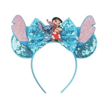 Imagem de Tiara De Cabelo Para Meninas Com Personagens Da Disney, Lilo, Stitch, 